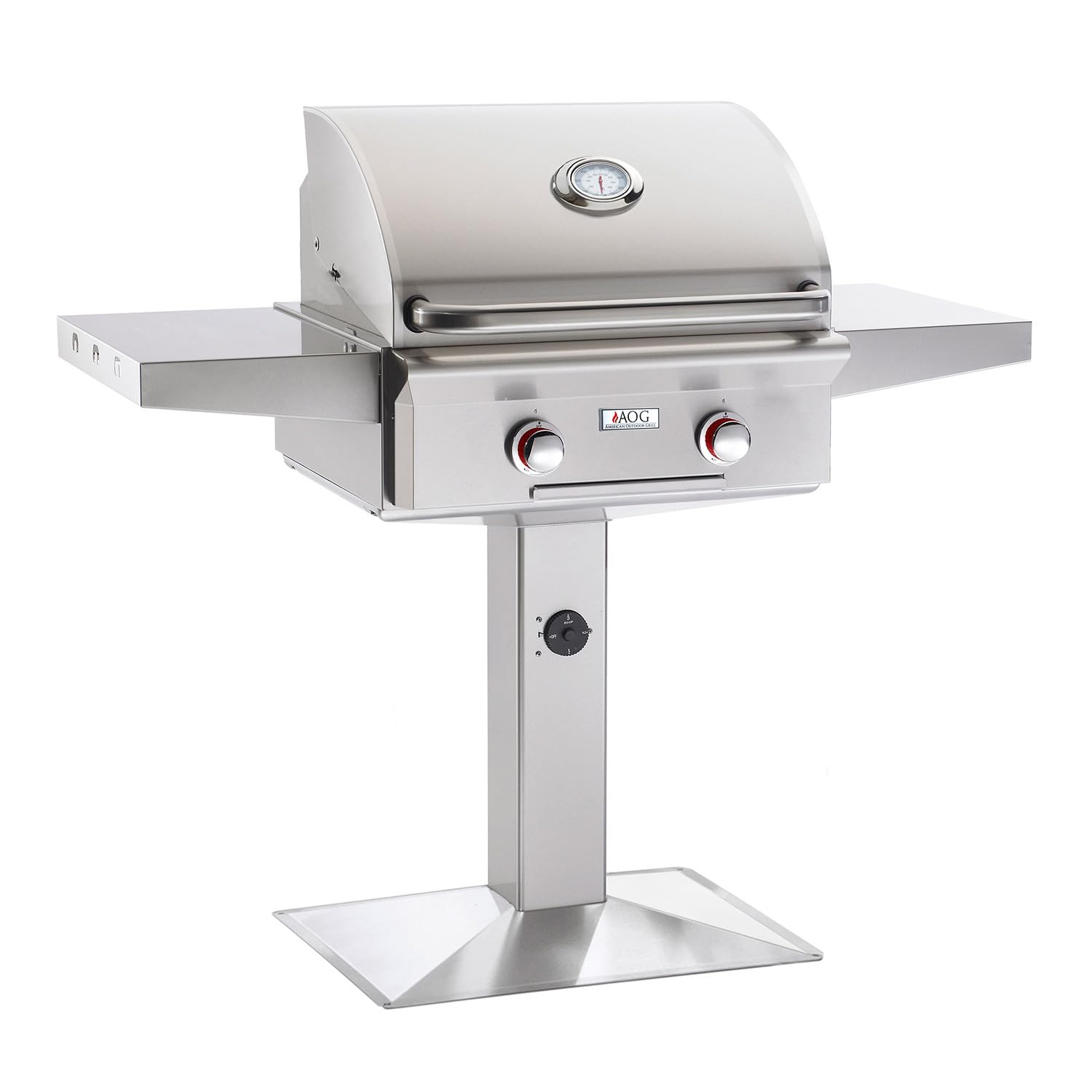 American Outdoor Grill T-Series 24 Inch Natural Gas Grill On Pedestal
