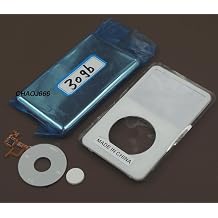 Full Kit Housing White Front Faceplate Metal Back Case Cover Clickwheel Center Button for iPod 5th Video 30GB