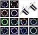 Bike Wheel Lights (2 Pack) - Waterproof LED Bicycle Spoke Tire Lights - Great Gift for Kids Adults - 30 Different Patterns Change - Bike Accessories - Black
