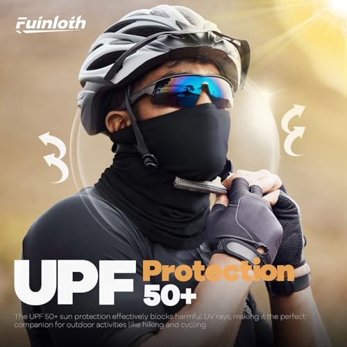 Fuinloth Neck Gaiter, 6 Pack Cooling UV Protection Bandana Face Mask Gator Scarf for Men Women - Image 4