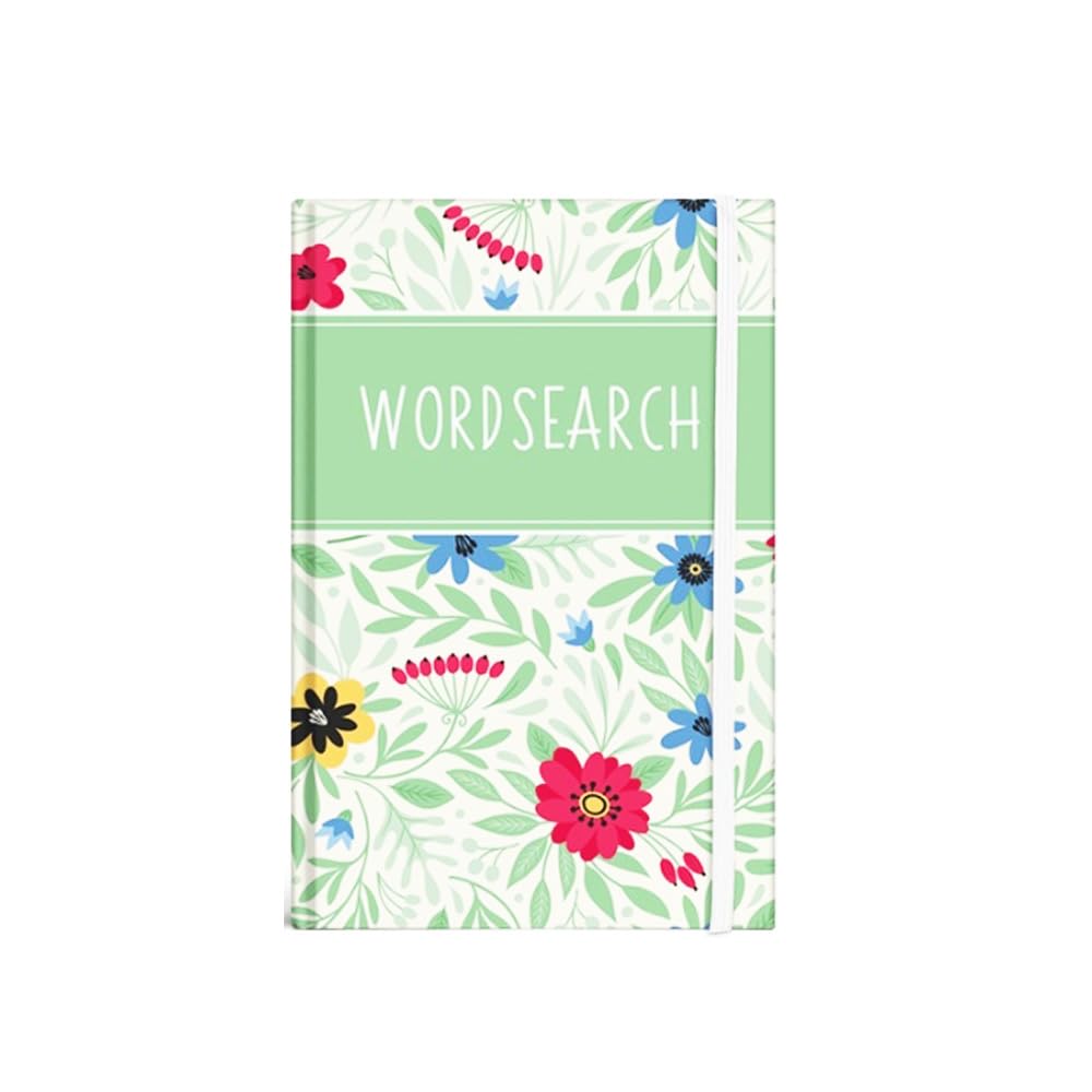 2x A6 Wortsuchbücher Pocket Size - Reise Rätselbücher Mit Gummiband