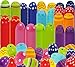 Chochkees Printed Plastic Easter Eggs 12-Pack Fillable with Hinge Colorful, Perfect for Easter Egg Hunt, Surprise Egg, Easter Hunt, 2.3