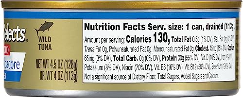 Starkist Selects No Salt Added Chunk White Albacore Tuna In Water - 4.5 Oz Can (Pack Of 12) #TOP2