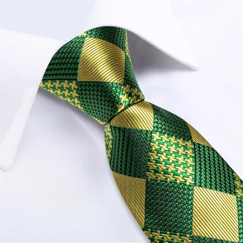 Set de Corbata para Hombre Verde Oliva miniatura 3