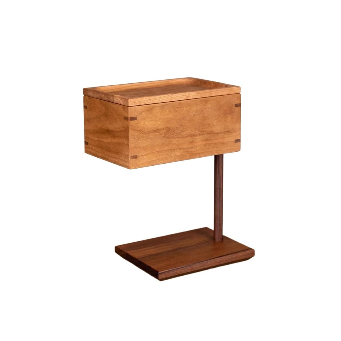 GTHTUHFD Tissue Paper Box Solid Wood Tissue Box Paper Box Desktop Storage Box, Chinese Style Dining Table Bedroom Napkin Box Large Bulk Tissues Boxes,B
