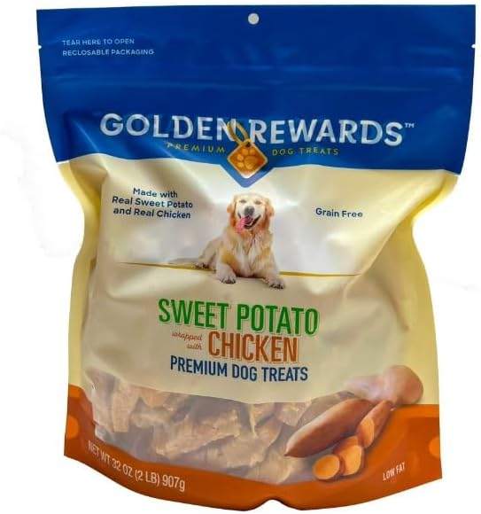 Sweet Potato Wrapped with Chicken Dog Treats, 32 Oz ~ (1 Count).