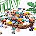50Pcs Star Shaped Crystal Stones Bulk 0.8inch Worry Stones Mini Star Crystal Assorted Polished Pocket Palm Star Gemstones Bulk for Thumb Meditaion Energy Blancing Diy Jewelry Home Decor（147-150g）