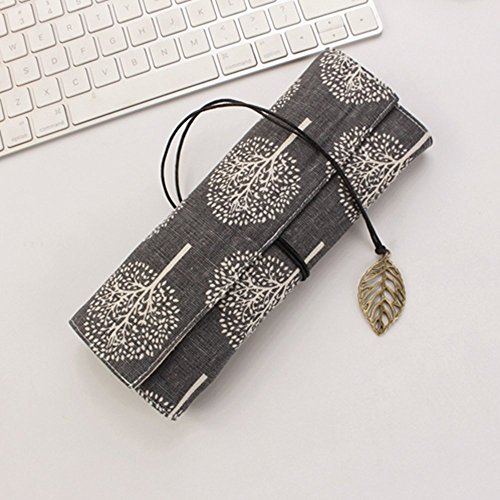Matita colorata Xiduobao roll Up canvas Wrap Pouch Holder Japanese style Printing anti-pilling design e spessa canvas| ecologico materiale (matite non sono incluse) A2