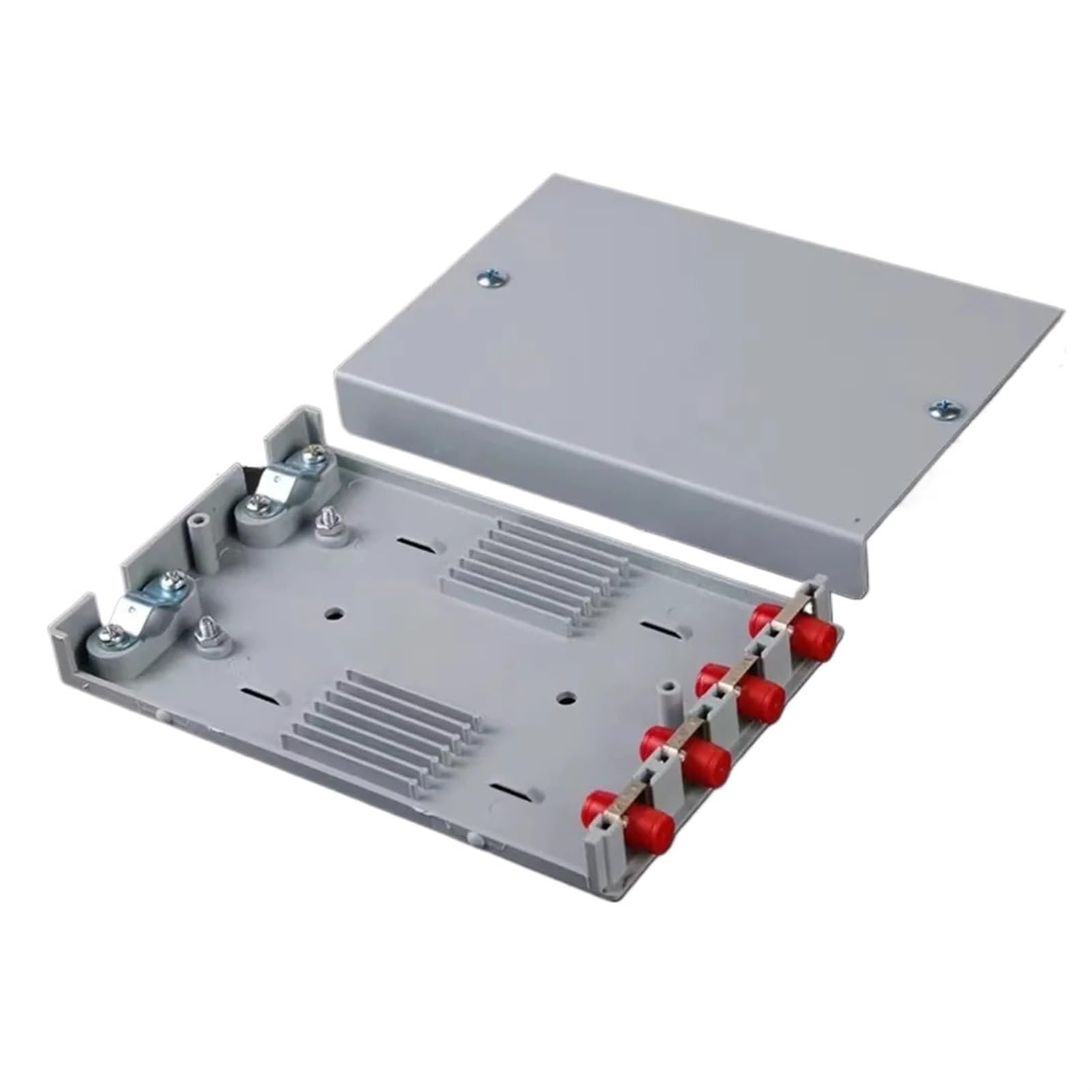 10pcs Boîte de Terminal De Câble Optique 4 Ports Fibre Optique Terminal Box Fibre Fusionnée Boîte de jonction Queue Fibre Box (4 Core FC SM)