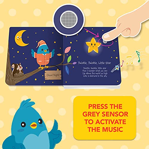 Ditty Bird Instrumental Songs Book For Babies | Musical Book For Toddlers 1-3 | Interactive Baby Learning Toy | Books With Sound | Sing Along Books #TOP6