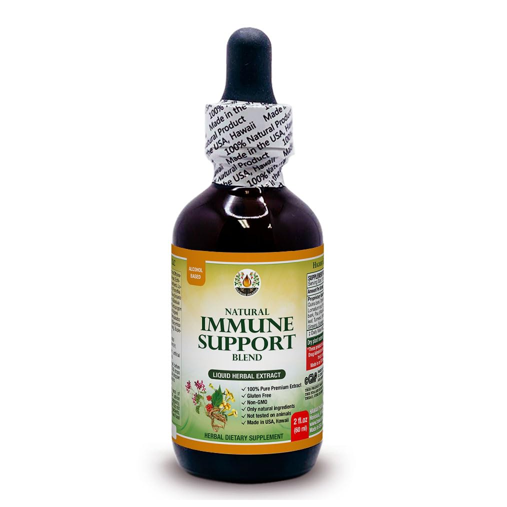 Natural Immune Support Supplement. Tincture of: Quina, OSHA, Echinacea, Lomatium, Forsythia, Cat's Claw, PAU d’Arco, Turmeric, Umckaloabo, Ginseng, Bupleurum and Other Herbs 2 oz