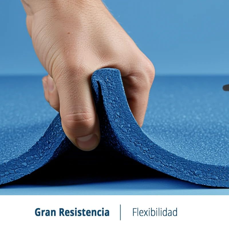 Pavimentos Arquiservi - Losetas de Caucho Reciclado para Suelo de Gimnasio 50x50x2 cm Azul - Pack de 32 (8m²) - Antideslizante y Aislante - Ideal para Fitness, Yoga y Funcionales