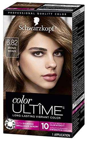 Schwarzkopf Vibrant Diamond Brilliance Color Ultime Hair Dye 6.82 Bronze, 1 Count