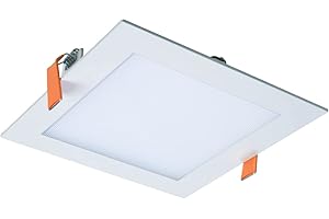 6 INCH SQUARE LED CEILING AND SHOWER LIGHT