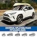 Universal Car Inflatable Roof Soft Rack Pads Luggage Carrier for Kayaks, Canoes, Surfboards and SUPs; Fits Cars and SUVs (Black)