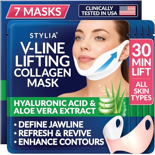 Stylia V Line Lifting Collagen Face Mask - Lift, Firm