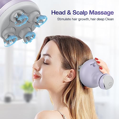 Image of COMFIER Electric Scalp Massager with Mutlti-Modes Vibration, Portable Handheld Head Scratcher for Hair Growth,Waterproof Head Massager for Full Body,Dog Cat Massager for Deep Clean and Stress Relax