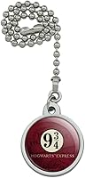 Vista 1 de GRAPHICS & MORE Harry Potter Hogwarts Express Tickets Ventilador de techo y cadena de tracción de luz