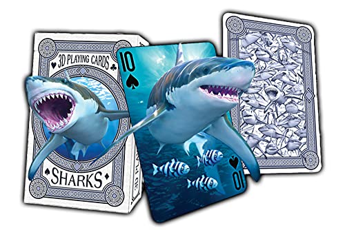 Baraja de Cartas 3D Lenticular Tiburón