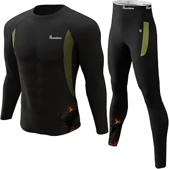 Romision Thermal Underwear for Men Long Johns Set Hunting Gear Base Layer