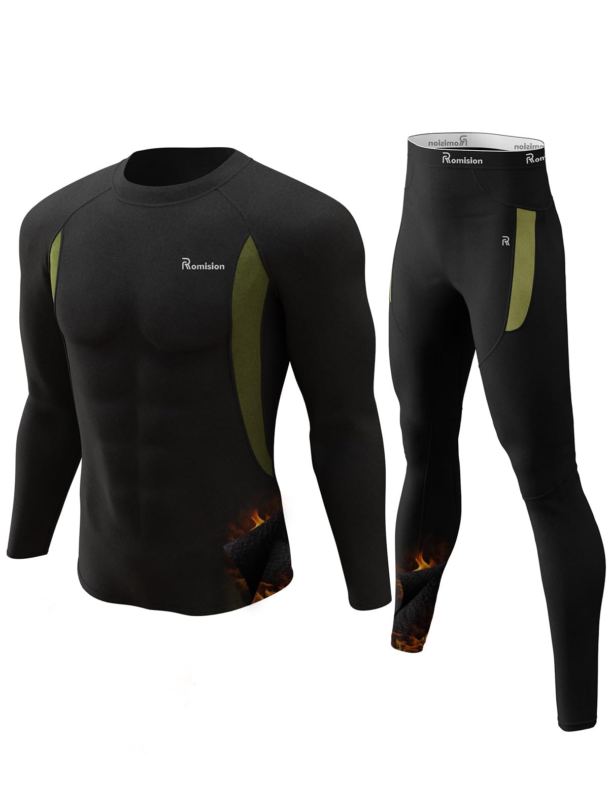 Thermal Underwear for Men Long Johns Set Hunting Gear Base Layer