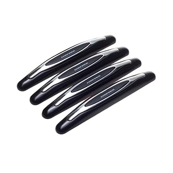 Hard Eight Compact Black Car Door Guard (Set of 4) for New Swift 2018 VDI