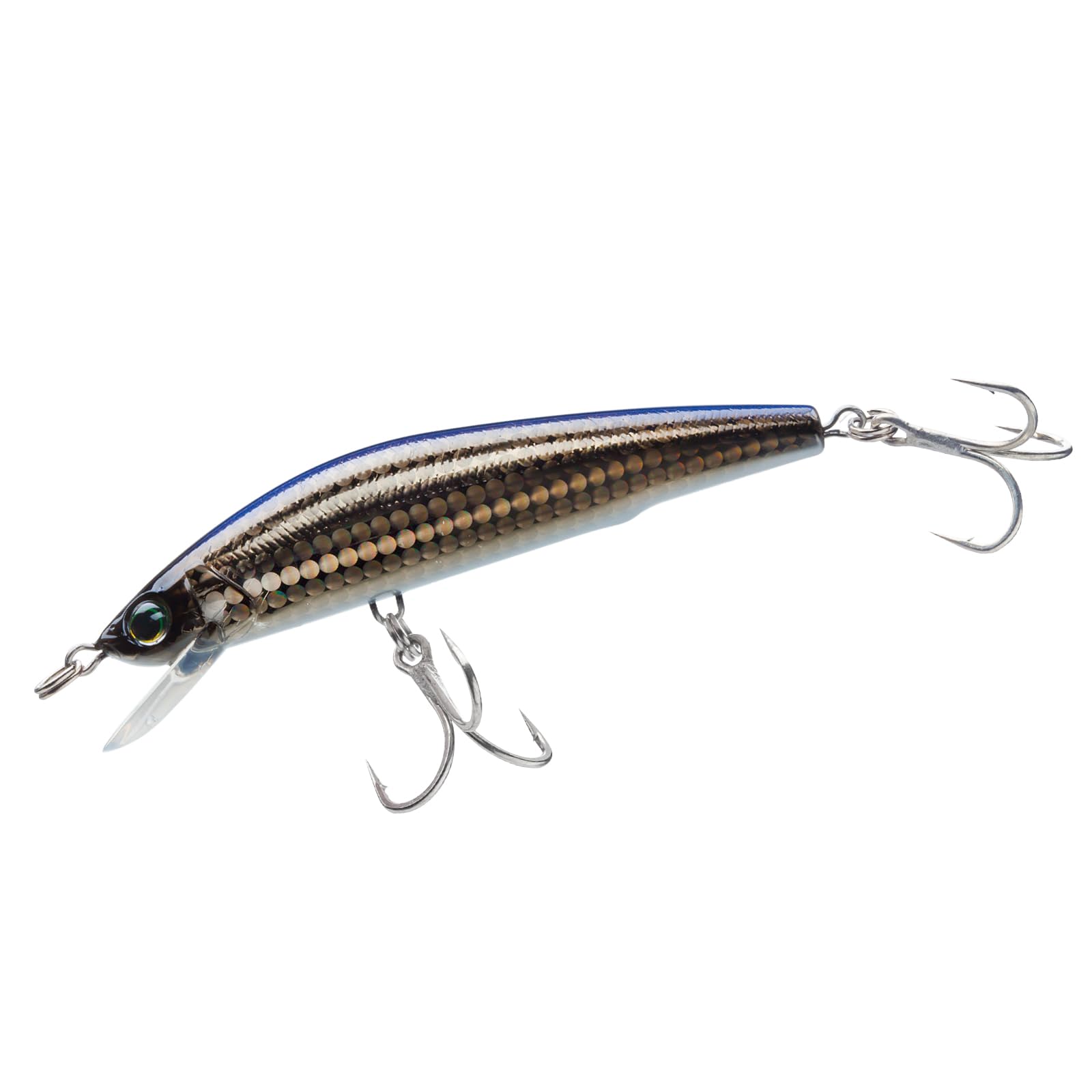 Yo-Zuri Mag Minnow Yüzen Dalgıç Yemi, Hayalet Siyah, 13,8 cm