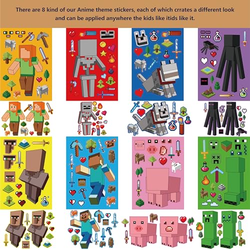 24 Mix & Match Sticker Sheets