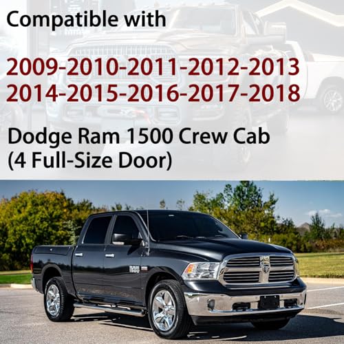 Estribos laterales de acero para Ram 1500 Crew Cab miniatura 3