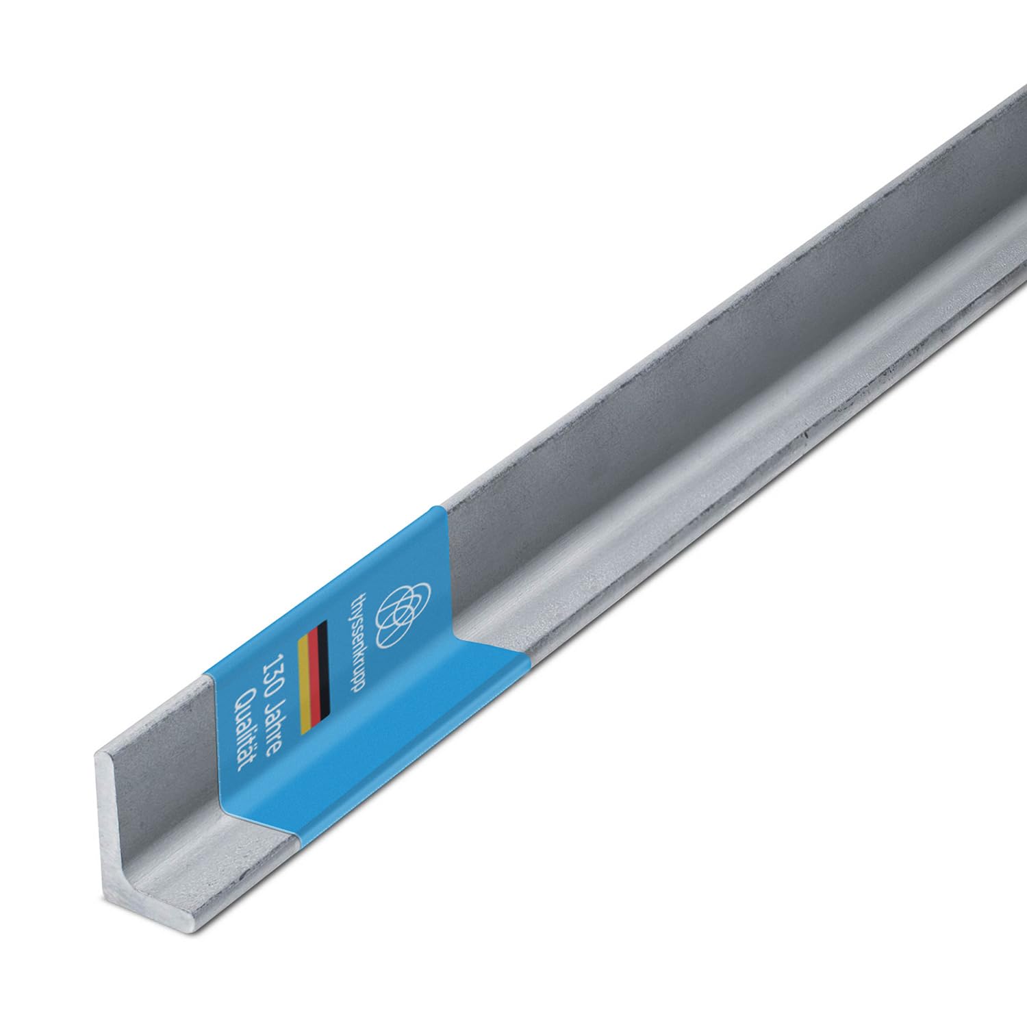 thyssenkrupp Edelstahlprofil 30x20x3mm, 2450mm – Winkel V2A 1.4301 – Edelstahl Winkelprofil für Konstruktion & Montage – L-Profil Edelstahl