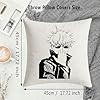 TSOTMO Cute JJK Pillow Covers JJK Anime Inspired Gift Cartoon Character Pillowcase Cozy Home Decor Funny Room Decoration (1 People PC) - Image 3