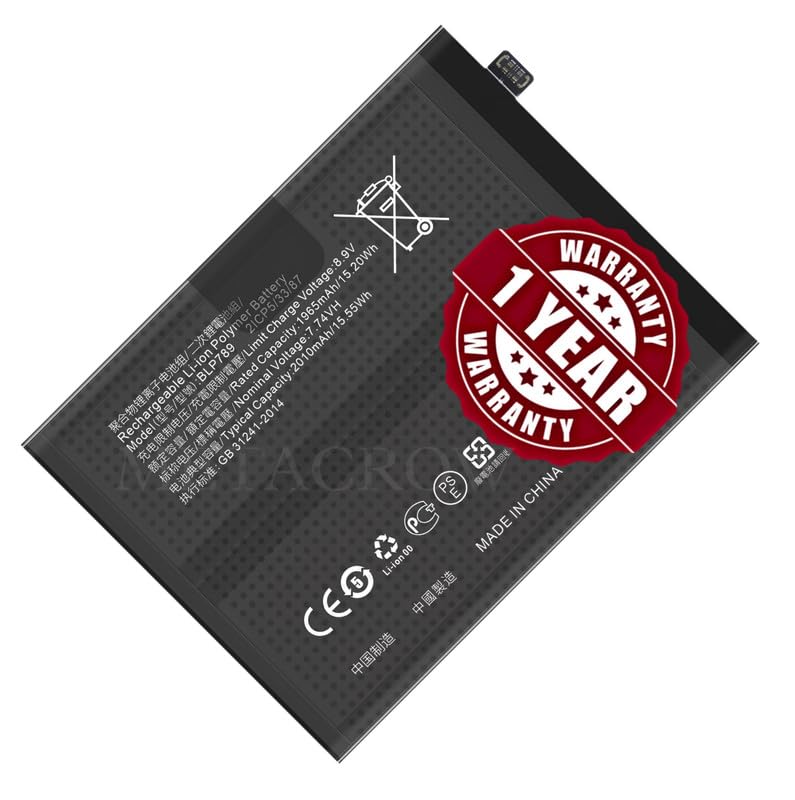 Image of Original BLP789 Battery Compatible for Oppo Reno 4 5G (CPH2091, PDPM00, PDPT00) - (4000mAh) - 1 Year Warranty JK1