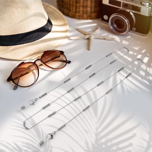 Image of Eyeglass Chain for Women Stylish,Stainless Steel Glasses Strap for Men Women,Eye Glasses Holders Around Neck