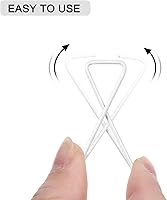 Vista 3 de Sratte 60 ganchos de techo colgantes para azulejos de techo, ganchos de techo colgantes para colgar en el aula, colgadores de azulejos suspendidos