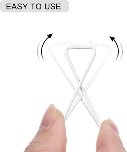 Miniatura 3 de Sratte 60 ganchos de techo colgantes para azulejos de techo, ganchos de techo colgantes para colgar en el aula, colgadores de azulejos suspendidos