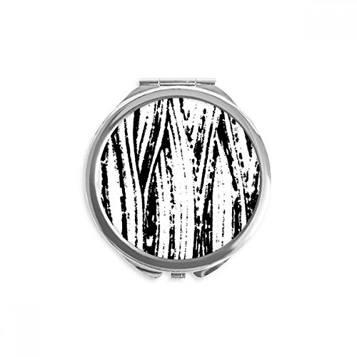 Miroir rond de poche portable pour les retouches maquillage au bureau et en voyage