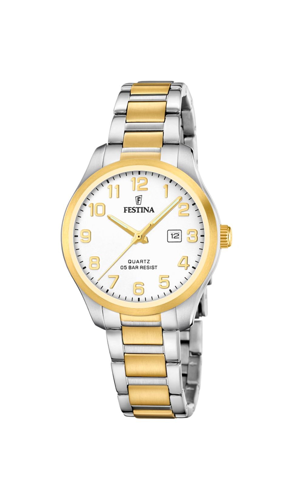 Festina Orologio Donna Analogico in Acciaio Inossidabile 316l Multi | Movimento al Quarzo, Vetro Minerale ad Alta Resistenza, Impermeabile 5 ATM, Calendario F20739/1