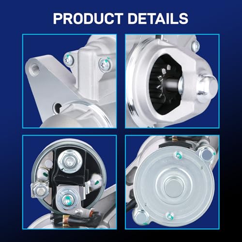 Image of New Starter Compatible with 2011 2012 Ford F-150 3.5L 3.7L V6, 2011 2012 Mustang 3.7L V6, 1.2KW 12V 12T, 5405N BR3T-11000-AC BR3Z-11002-A