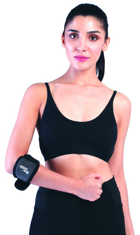 RuwadoPremium Tennis elbow support with silicone padding | Tennis elbow | Elbow Support | Elbow pain and optimal compression | Trustmark since 1963