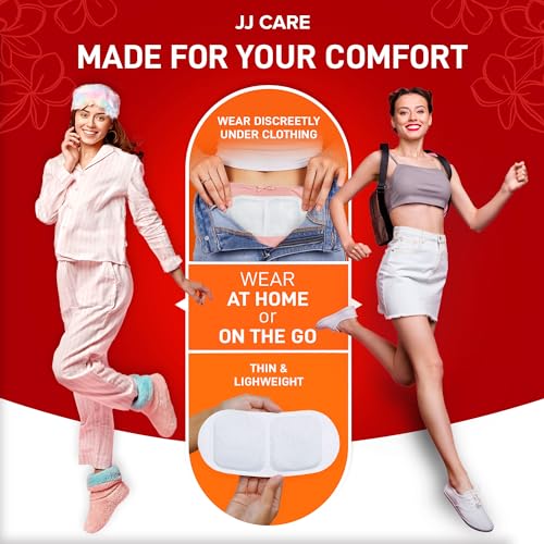 Image of Heat Patch for Menstrual Cramp Relief (6 pcs Large), Period for Cramps with Air-Activated Carbon, Menstrual Heating Patches for Period - 3.74 x 7.87 inches