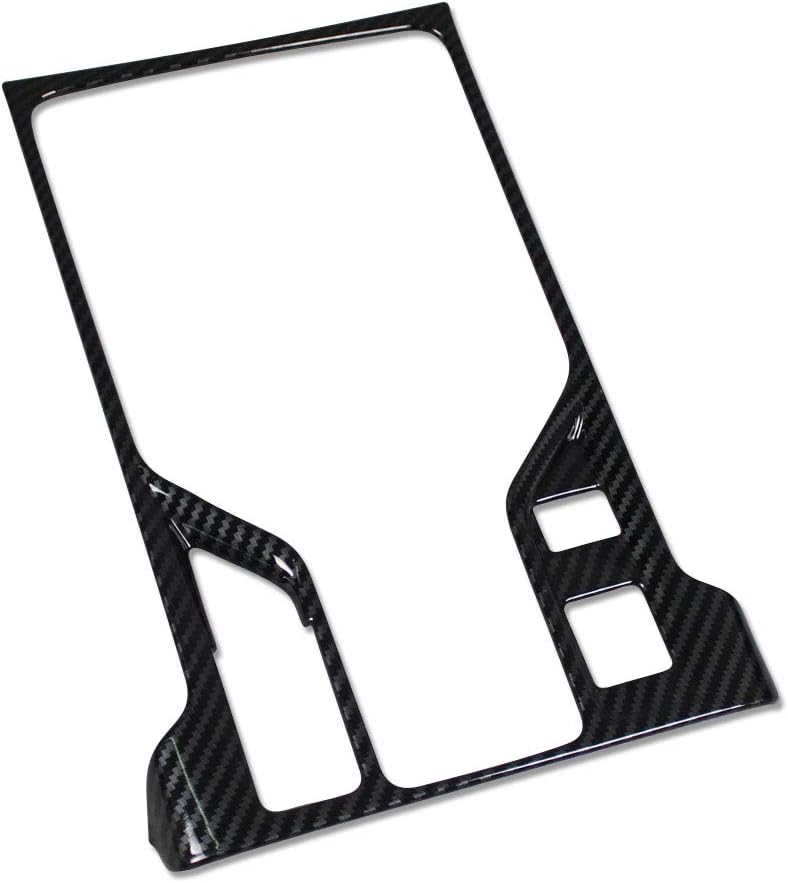 Beautost Fit for Subaru 2019 2020 2021 2022 2023 2024 Forester Gear Shift Knob Console Panel Cover Trim (Outside,Carbon Fiber Pattern)