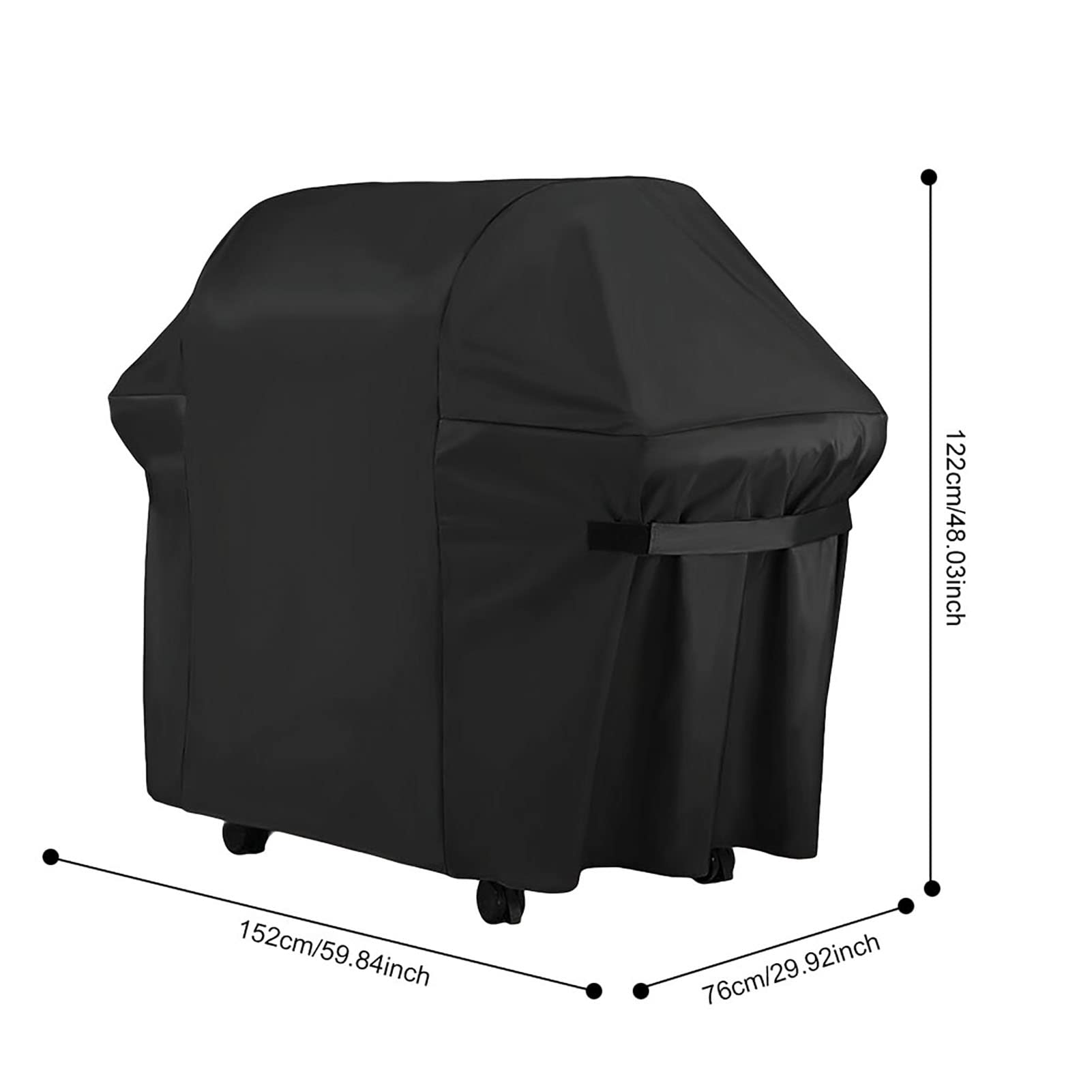 Pokrowce na grille na zewnątrz Pokrowiec na grilla Zewnętrzny wodoodporny Odporny na promienie UV Pokrowiec na grilla Pokrowiec na meble ogrodowe Kuchenka ogrodowa (147 x 61 x 122 cm)