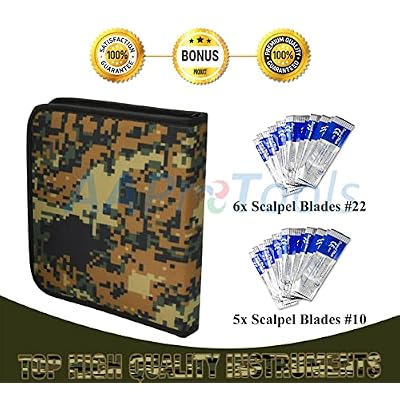 24 PC U.S. Army Style Surplus Emergency Survival Kit - Bleed Contol Kit - First Aid Kit - Zipper Pouch MLT-02