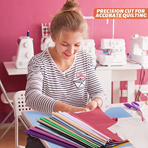 80 Pcs Solid Color Fabric Cotton Fat Quarters 10 X 10 Inch Fabric Squares Fabric Scraps Pre Cut Quilt Squares Fabric Bundles For Diy Crafting Sewing Quilting Patchwork Craft, Assorted Color #TOP3