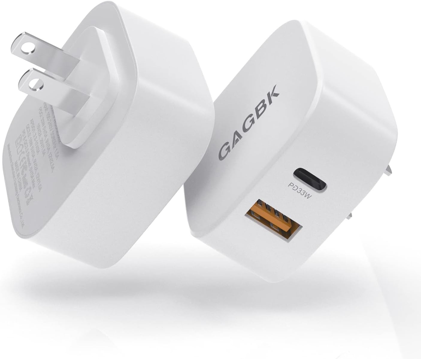 [2-Pack] 33W Fast Charging Block, USB C Charger Block for Apple iPad Pro 12.9/11 2021/2020/2018, iPad Air 4/5 10.9'' 2020/2022, iPad Mini 6, iPhone 13 12 11, and Samsung Galaxy S22/S21/20 Series