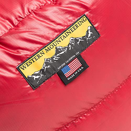 Western Mountaineering Apache MF Bolsa de Dormir 15 Grados 6FT con Cierre Derecho Color Cranberry miniatura 4