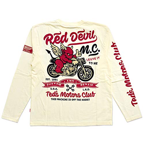 (ebh})TEDMAN RED DEVIL M.C.TVc TEDMAN ebh} TDLS-331 oCN Gt AJW ԋS OTVc zCg XL