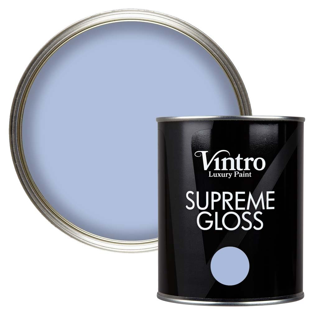 Vintro Paint Walls And Ceilings Georgian Sky Gloss Paint 1L