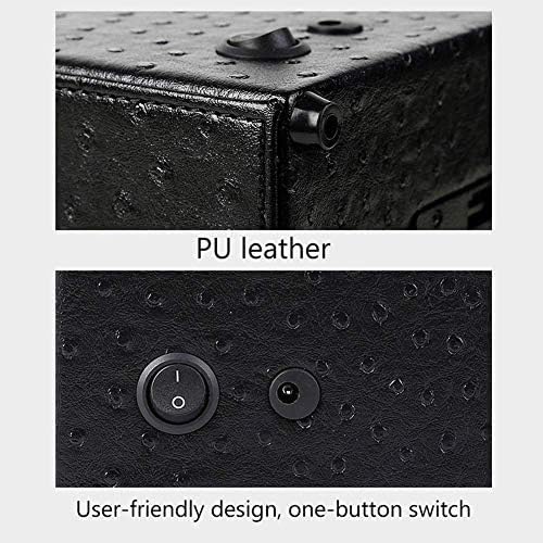 FENOKD Mechanical Watch Shaker Double Automatic Rotate Watch Winder, 5 Mode, 2+0 Leather Storage Display Box