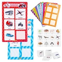 CHEFAN Sorting Toy for Toddlers, 12 Themes Learning Education Toys Sorting Games, Fine Motor Montessori Game Preschool Educational Learning Gift for Year Old Kids